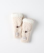 HONEYSUCKLE ROSE(ハニーサックルローズ)【レディース】ニット指切りグローブ