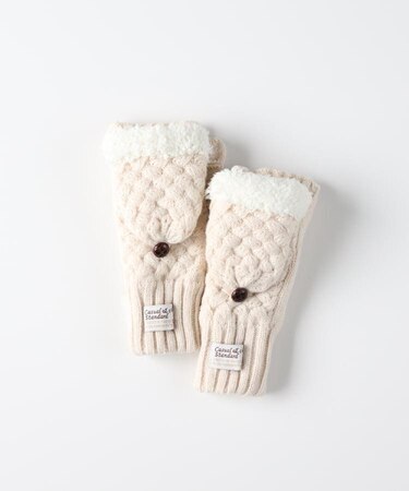 HONEYSUCKLE ROSE(ハニーサックルローズ)【レディース】ニット指切りグローブ