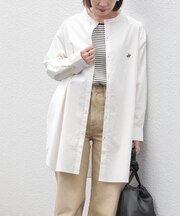 BEVERLY HILLS POLO CLUB(ビバリーヒルズポロクラブ)【レディース】ワンポイントチュニックシャツ