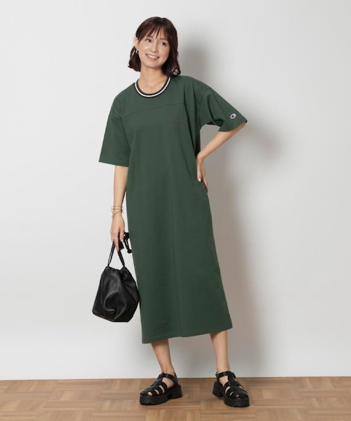 Champion(チャンピオン)【レディース】ラインリブワンピース