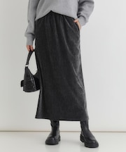 HONEYSUCKLE ROSE(ハニーサックルローズ)【レディース】シェニールスカート(ウエストゴム・ストレッチ）