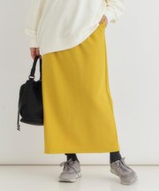 HONEYSUCKLE ROSE(ハニーサックルローズ)【レディース】【「楽」して「ちゃんと見え」が一番使える!】カットジョーゼットタイトスカート