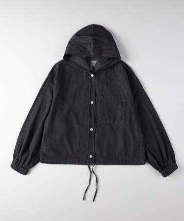 BACK NUMBER(バックナンバー)【レディース】デニムフードシャツ