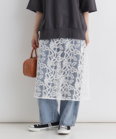 HONEYSUCKLE ROSE(ハニーサックルローズ)レースラップスカート