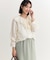 HONEYSUCKLE ROSE(ハニーサックルローズ)【レディース】フリルカラーブラウス