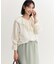 HONEYSUCKLE ROSE(ハニーサックルローズ)【レディース】フリルカラーブラウス