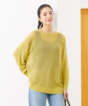 HONEYSUCKLE ROSE(ハニーサックルローズ)透かし編みニットプルオーバー