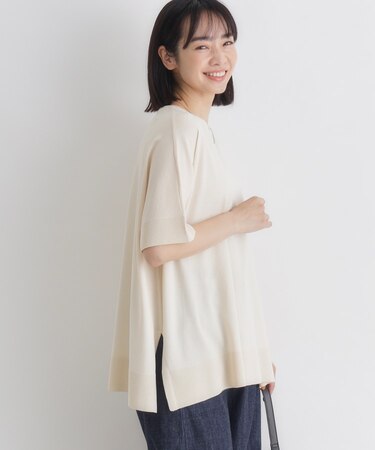 HONEYSUCKLE ROSE(ハニーサックルローズ)ハーフスリーブニット
