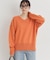 HONEYSUCKLE ROSE(ハニーサックルローズ)【レディース】コットン混Ｖネックセーター