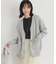 HONEYSUCKLE ROSE(ハニーサックルローズ)【レディース】コットン混Ｖネックカーディガン