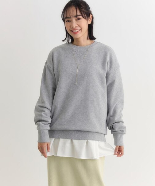 HONEYSUCKLE ROSE(ハニーサックルローズ)【レディース】アシッド加工スウェットプルオーバー