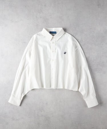 BEVERLY HILLS POLO CLUB(ビバリーヒルズポロクラブ)【レディース】【限定展開】クロップド丈シャツ