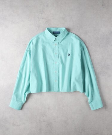 BEVERLY HILLS POLO CLUB(ビバリーヒルズポロクラブ)【レディース】【限定展開】クロップド丈シャツ