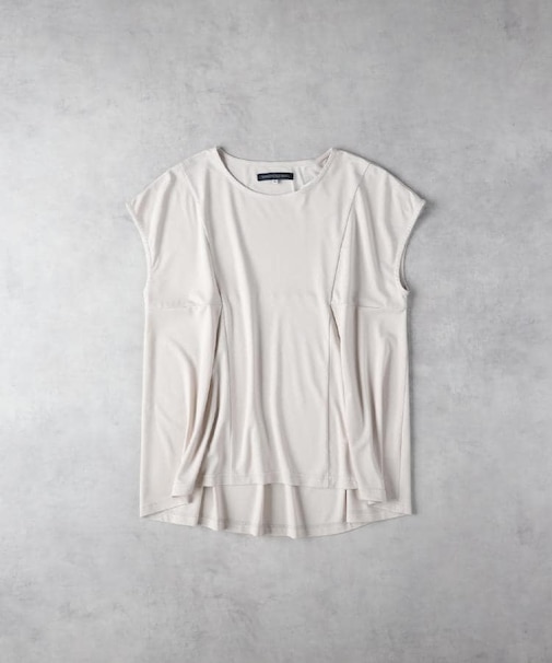 HONEYSUCKLE ROSE(ハニーサックルローズ)【レディース】接触冷感タックフレアTシャツ