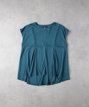 HONEYSUCKLE ROSE(ハニーサックルローズ)【レディース】接触冷感タックフレアTシャツ