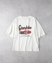 HONEYSUCKLE ROSE(ハニーサックルローズ)【レディース】【店舗で人気】アシッド加工プリントTシャツ