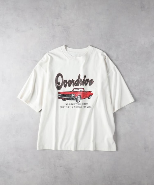 HONEYSUCKLE ROSE(ハニーサックルローズ)【レディース】【店舗で人気】アシッド加工プリントTシャツ