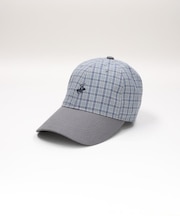 BEVERLY HILLS POLO CLUB(ビバリーヒルズポロクラブ)【レディース】ワンポイント刺繍チェック柄キャップ