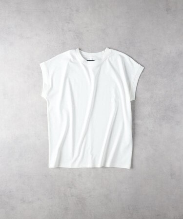 HONEYSUCKLE ROSE(ハニーサックルローズ)【レディース】「接触冷感」フレンチスリーブTシャツ/とろみ天竺