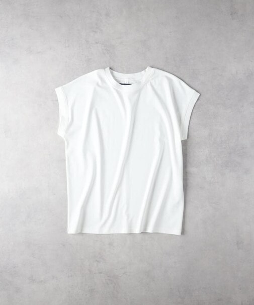 HONEYSUCKLE ROSE(ハニーサックルローズ)【レディース】「接触冷感」フレンチスリーブTシャツ/とろみ天竺