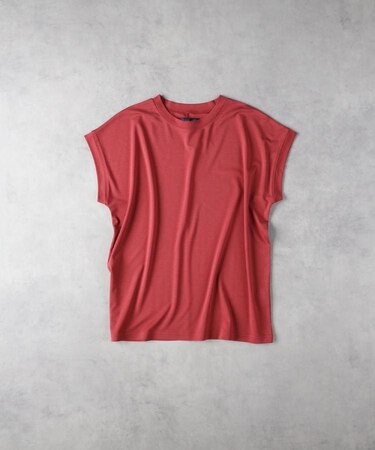 HONEYSUCKLE ROSE(ハニーサックルローズ)【レディース】「接触冷感」フレンチスリーブTシャツ/とろみ天竺