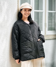 HONEYSUCKLE ROSE(ハニーサックルローズ)【レディース】【腰回りもカバー】キルティングジャケット