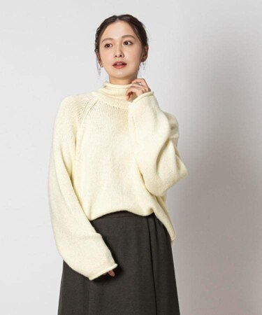 Other(ソノタ)【レディース】「USA WOOL MIX」ロールネックニット