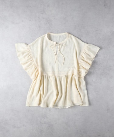 HONEYSUCKLE ROSE(ハニーサックルローズ)【レディース】フリル切替ブラウス