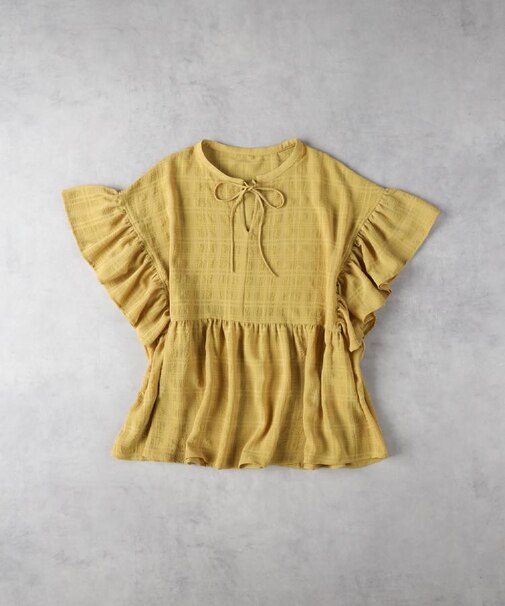HONEYSUCKLE ROSE(ハニーサックルローズ)【レディース】フリル切替ブラウス