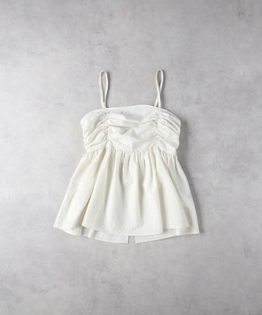 HONEYSUCKLE ROSE(ハニーサックルローズ)【レディース】ギャザーキャミソール