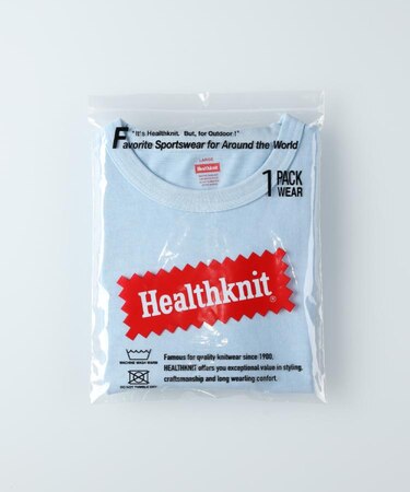 Healthknit(ヘルスニット)【レディース】クルーネック半袖Tシャツ