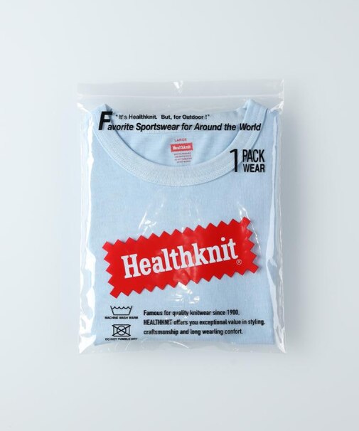 Healthknit(ヘルスニット)【レディース】クルーネック半袖Tシャツ