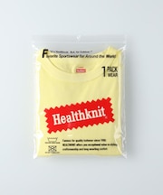 Healthknit(ヘルスニット)【レディース】クルーネック半袖Tシャツ