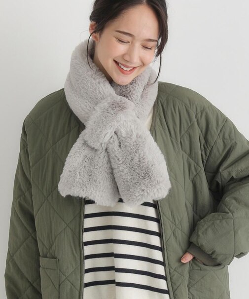 HONEYSUCKLE ROSE(ハニーサックルローズ)【レディース】フェイクファーティペット