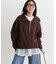 HONEYSUCKLE ROSE(ハニーサックルローズ)【レディース】【すっきり見え】ハーフジップスウェットプルオーバー（小顔効果/体型カバー）