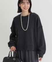HONEYSUCKLE ROSE(ハニーサックルローズ)【レディース】切り替えデザインスウェットプルオーバー
