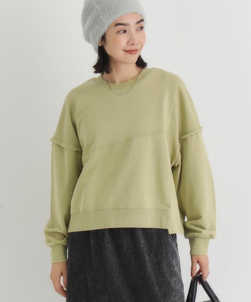 HONEYSUCKLE ROSE(ハニーサックルローズ)【レディース】切り替えデザインスウェットプルオーバー