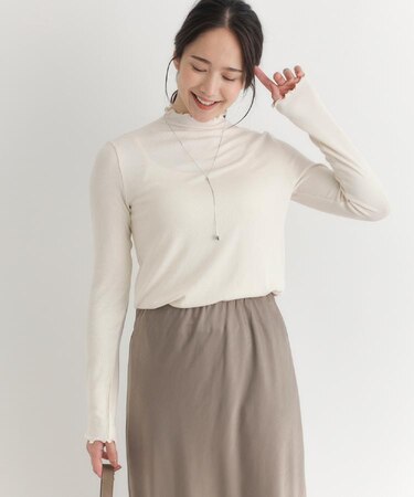 HONEYSUCKLE ROSE(ハニーサックルローズ)【レディース】ハイネックロングスリーブTシャツ