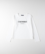 HONEYSUCKLE ROSE(ハニーサックルローズ)【レディース】ロゴプリントロングスリーブTシャツ