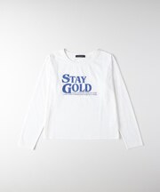 HONEYSUCKLE ROSE(ハニーサックルローズ)【レディース】ロゴプリントロングスリーブTシャツ