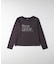 HONEYSUCKLE ROSE(ハニーサックルローズ)【レディース】ロゴプリントロングスリーブTシャツ