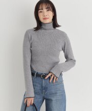 HONEYSUCKLE ROSE(ハニーサックルローズ)【レディース】配色ハイネックセーター