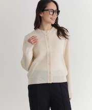 BACK NUMBER(バックナンバー)【レディース】「日本製」クルーネックカーディガン