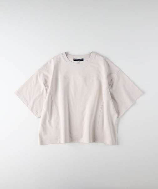 HONEYSUCKLE ROSE(ハニーサックルローズ)【レディース】【見た目は秋、機能は夏】「インレイ」ショートTシャツ(接触冷感/UVカット)