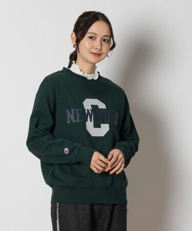 Champion(チャンピオン)【レディース】プリント裏毛クルースウェット