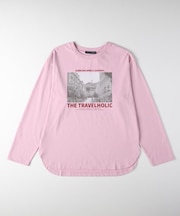 HONEYSUCKLE ROSE(ハニーサックルローズ)【レディース】ラウンドヘムロングスリーブTシャツ