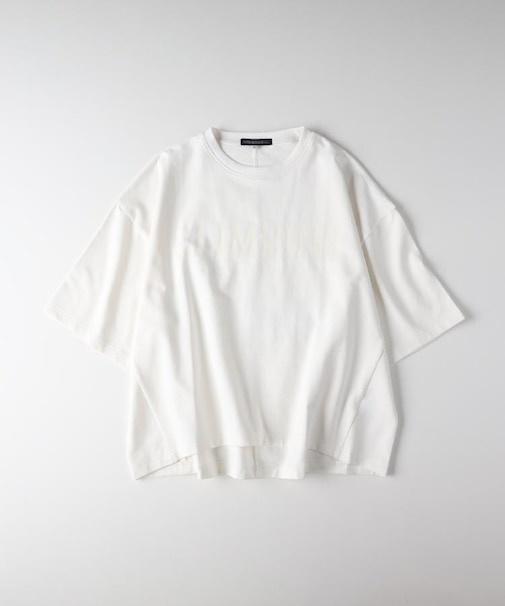HONEYSUCKLE ROSE(ハニーサックルローズ)【レディース】【見た目は秋、機能は夏】「インレイ」ロゴTシャツ(接触冷感/UVカット)