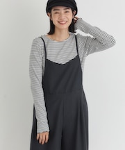 HONEYSUCKLE ROSE(ハニーサックルローズ)【レディース】リブメローロングスリーブTシャツ
