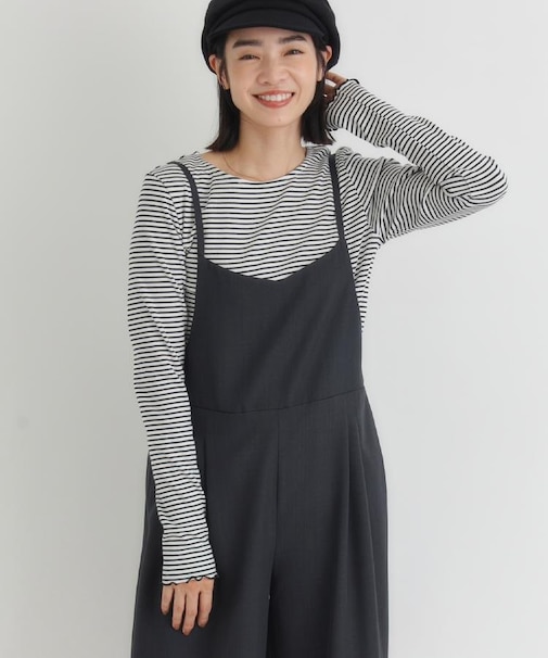 HONEYSUCKLE ROSE(ハニーサックルローズ)【レディース】リブメローロングスリーブTシャツ