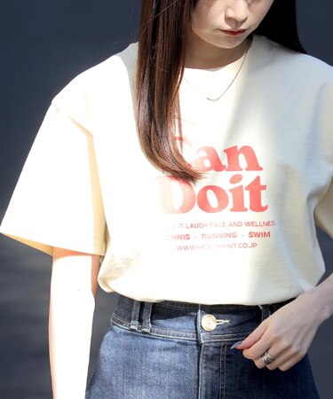 Healthknit(ヘルスニット)【レディース】プリントＴシャツ